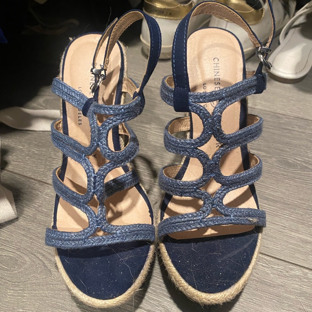 Chinese Laundry Wedges; Size 6